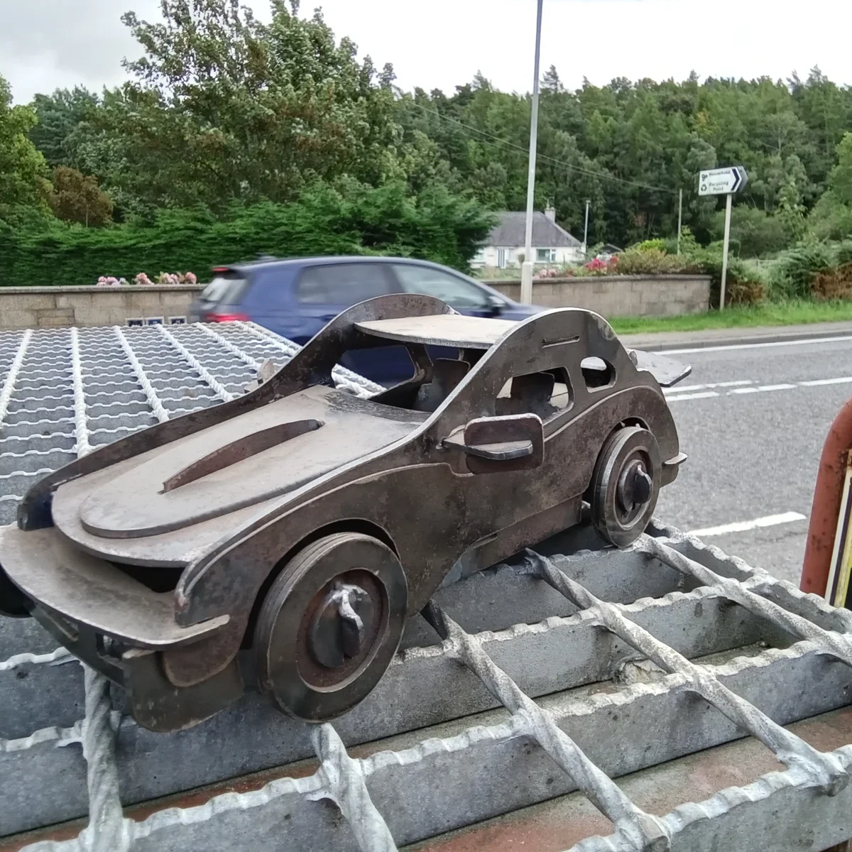 Layered car — workshop photograph 1