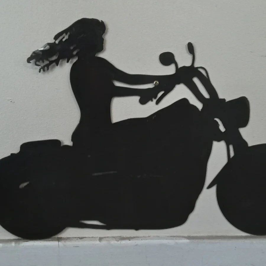 Cruiser and rider — workshop photograph 1