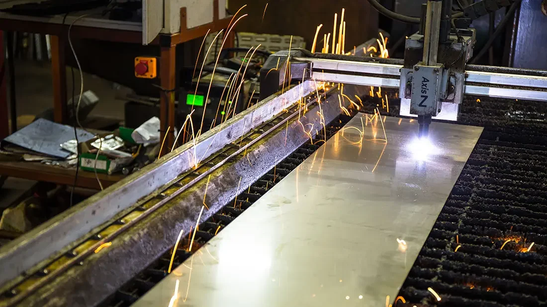 CNC plasma cutting