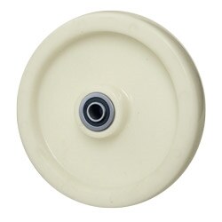 Prototype supplier-style placeholder photograph of a nylon wheel